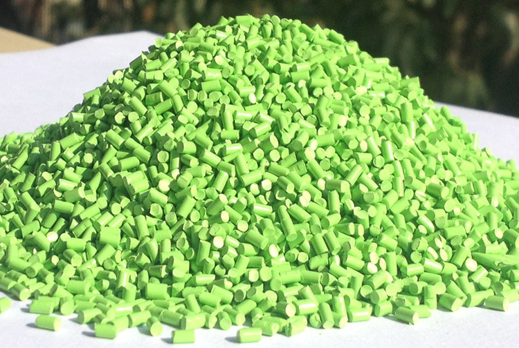 塑料棒材绿色母粒