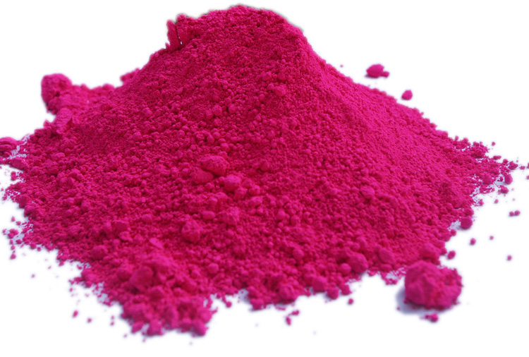 丙纶拉丝荧光紫红色粉
